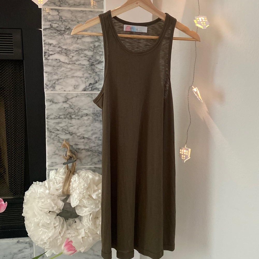 Free People Beach dress cover up. Size M. Green.